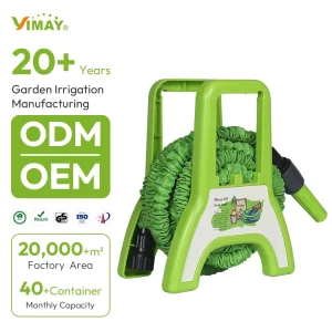 Portable Mini Garden Hose Reel Set With Expandable Hose Easy Storage ABS Material For Garden Watering OEM ODM