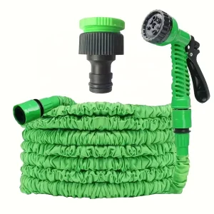 Portable Retractable Outdoor Water Pipe Hose 25 50 150 Feet 100 FT Expandable Stretchable Flexible Garden Water Hose