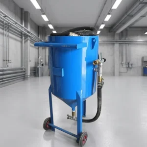 Portable Sand Blasting System for Metal Parts Cleaning and Surface Finishing Process