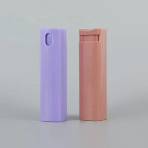 Portable Square Plastic 10ml Perfume Spray Tube Bottle Pocket Size Hand Diffuser