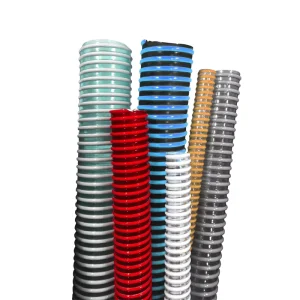Portable Suction Hose Ribbed Type PVC Flexible Conduit Pipe Suction with Certificates