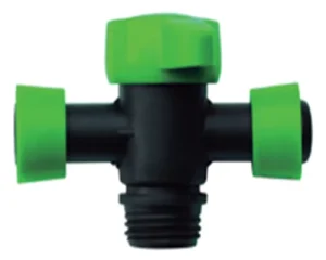 Pre-Made Hole Layflat Water Hose with New Design Plastic Connection Fittings for Greenhouse & Garden Irrigation