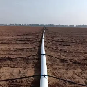 Pre-drilled Lay Flat Hose 5″x100m 40cm Hole Spacing for Mango Orange Groves 1.2MPa Burst