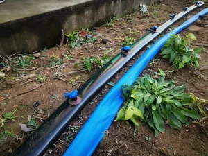 Preformed Hole Layflat Hose PE Plastic Irrigation System High Pressure 2″-8″ 4-6bar Black Eco-Friendly