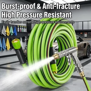 Premium Cold Resistant High Elasticity PVC Hose Pipe Eco Friendly Soft Reinforced Garden Water Hose for All Season Outdoor Use