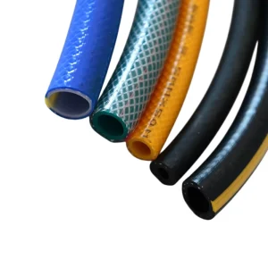 Premium Fabric Flat Garden Hose Double Layer Reinforced Fabric Water Pipe for Car Washing Resistant Garden Hose Pipe