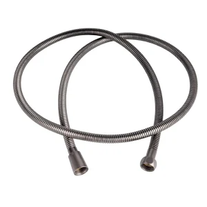 Premium Gun Grey Double Lock Shower Hose Stainless Steel Braided Flexible Anti Twist Anti Leak Bathroom Water Hose