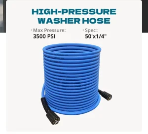 Premium Quality Wand with 7.5m & 15m High Pressure Washer Hoses M22 Kink Resistant Home Use
