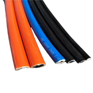 Pressure Washer High Hoses PA12 Synthetic Rubber Flexible High Tensile Fiber Braided Custom Length Presostato Gas Hose Cutting
