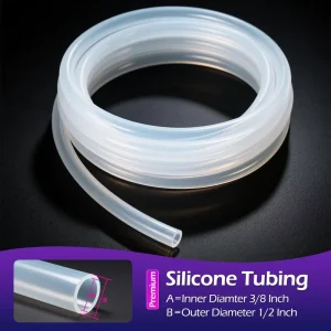 Processed Custom Silicone Tubing Transparent Food Grade Elastic and High Temperature Resistant Large diameter Silicone Tubing