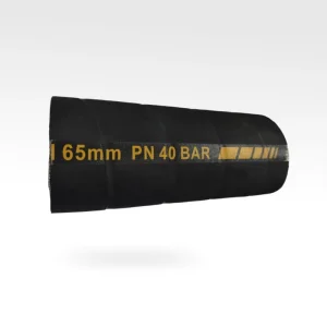 Professional Concrete Pump Rubber Hose 65mm Diameter 40Bar Polyester Reinforced Abrasion Resistant