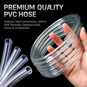 Professional Extrusion Flexible PVC Tubing Clear Plastic Hose For Air And Liquid