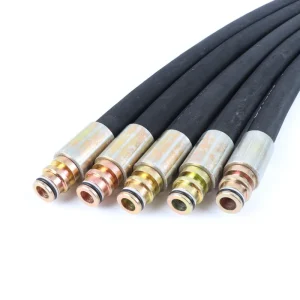 Professional High Pressure Hydraulic Rubber Hose SAE 100 R17 R16 Flexible Wire Braided Oil Pipe Fittings Assembly Industrial
