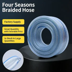 Professional High Pressure UV Resistant PVC Fiber Garden Hose Durable Flexible Customizable Length Cost Effective for Global B2B