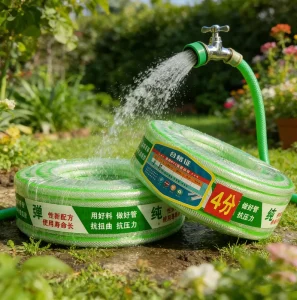 Professional Hose Manufacturer OEM Double Color 3 Layers PVC Garden Hose Durable Irrigation Pipe