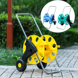 Professional Manufacturer 50m Plastic Water Hose Reel Trolley Garden Hose Reel for Car Washing