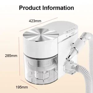 Professional Salon Use Plastic Electric Nail Dust Extractor Drilling Machine Portable