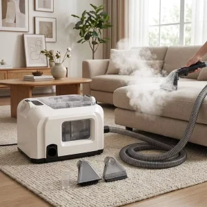 Professional Spray Suction Dual Water tank Steam Household Rug Upholstery Sofa Fabric Spot Portable Carpet Cleaning Machine