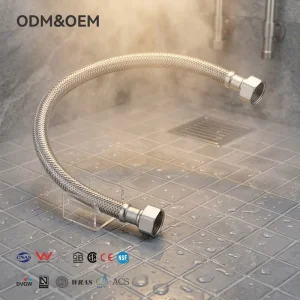 Professional Supplier EPDM Braided Hose Pipe Flexible Faucet Hose with Hot Cold Water Function for Kitchen