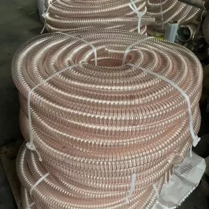 Pu Steel Wire Hose Pu Polyurethane Air Duct Hose 20mm 25mm PU Air Ducting Suction Hose