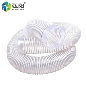 Pu Suction Pipe Flexible Wall Thickness Corrugated Pipe Vacuum Cleaner Accessories Transparent Pipe
