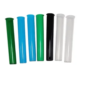 Purple J tube Transparency Pop Top Translucent Plastic Tubes with 19x98mm 19x116mm