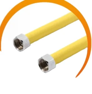 Pvc Covered Stainless Steel Corrugated Gas Stove Pipe