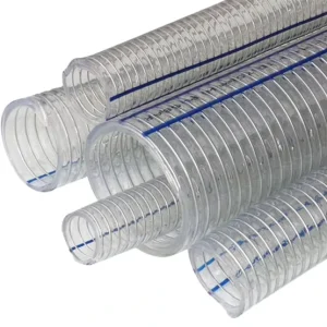 Pvc Spiral Steel Wire Reinforced Vacuum Suction Hose Steel Wire Braided Pvc Hose