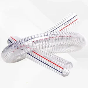 Quality Assurance PVC Steel Sprial Wire Hose Transparent Reinforced Steel Wire Pipe