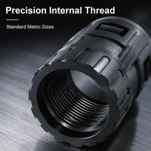 Quick Connector for PA Nylon Corrugated Hose Plastic Corrugated Inner Wire In-Line Cable Glands Internal Thread New Version