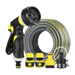 Quick Release PVC Garden Hose with Quick Connect for Fast Connection Anti-UV Lightweight