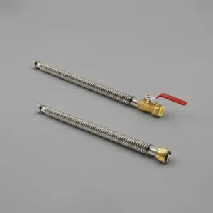 Quick Release Stainless Steel Corrugated Hose Fittings Push In Bathroom Plumbing for Pex Copper Water Pipe