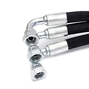 R1 R2 R4 Hydraulic Hoses Black PVC NBR Synthetic Rubber Steel Wire Reinforcement Smooth Surface for Water Truck Cutting