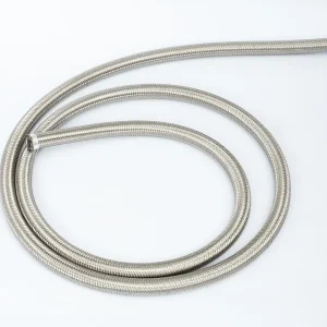 R14 1 2 Stainless Steel Braided PTFE Corrugated Flexible Metallic Hose -20~+60 Fire Resistant