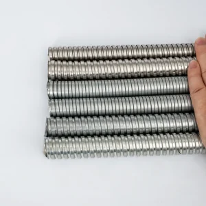 R14 1/2 Stainless Steel Braided PTFE Corrugated Flexible Metallic Hose -20~+60 Fire Resistant for Electrical Water