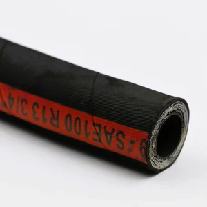 R15 Factory Direct Reinforced Hose 6000+PSI Hydraulic Rubber Hose Spiraled by Multi Layer Steel Wire for Chemical Industry