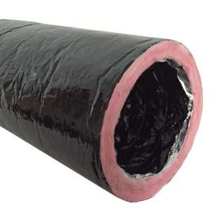 R6 R8 HVAC Systems Duct Flexible Hose Fiberglass Reinforced Aluminium Foil Flexible Duct Insulated Pipe