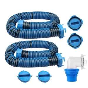 RV Sanitation Accessories Universal Flexible Corrugated Vacuum 3 Inches Hose Pipe Sewage Pipe Custom Length