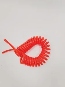 Recoil Pneumatic Hose Nylon PU Spiral Air Hose Stretchable High Elastic Wear Resistant for Truck Air Brake System Free Sample