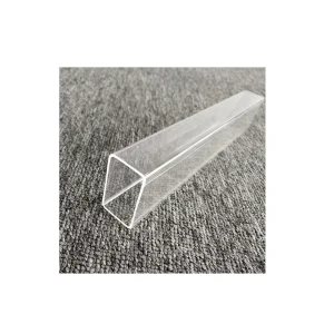 Rectangle Shape Clear Plastic Acrylic Tube Pipes
