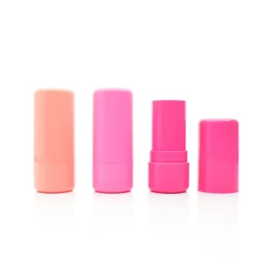 Recycled Plastic Customized Lipstick Tubes and Containers Custom Color Screen Printed Cosmetic Makeup