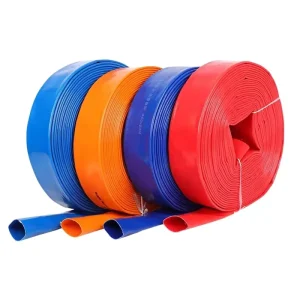 Red Heavy Duty PVC Layflat Water Discharge Hose Wp8bar/120psi 10bar/150psi