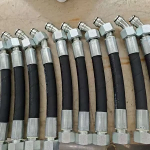 Reinforced Black NBR Synthetic Rubber Hose Hydraulic Air Hose with Black Rubber Material Model Hose Pipe