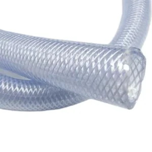 Reinforced Clear PVC Braided Hose Water Pipe Flexible Plastic Air Tubing Composite Pipes