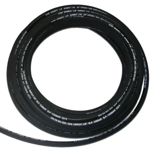 Reinforced Fabric Rubber Hose High Pressure Oil Resistant Steam Water Air Hydraulic Pipe for Excavator Construction Machinery