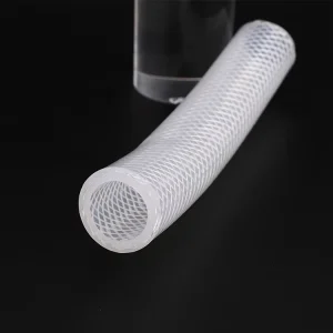 Reinforced Food Grade High Transparency Waterproof Smooth Braided Silicone Rubber Hose