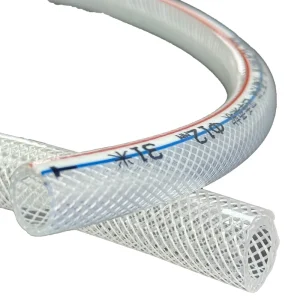 Reinforced Heavy duty High pressure Braided Transparent PVC Vinyl Hose Flexible and Durable