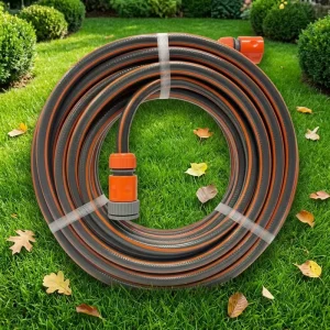 Reinforced High Pressure PVC Braided Garden Hose 50 Feet