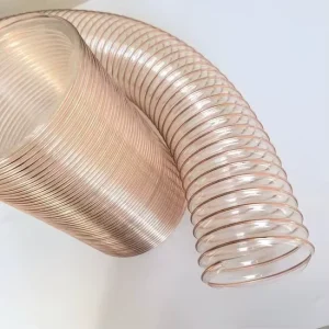 Reinforced High Pressure Tear Proof PU Duct Hose Lightweight Duct Woodworking Dust Removal Factory Fume Exhaust Ventilation