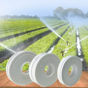 Reinforced PE Woven Layflat Hose 2″ 3″ 4″ Max 15 Bar Burst Pressure Durable Irrigation Mainline for Farm & Construction